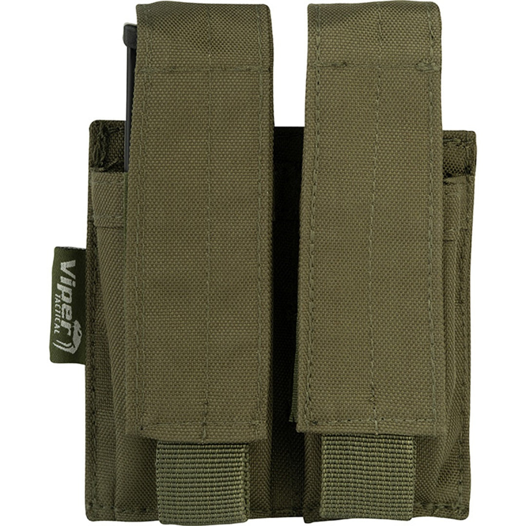 Viper Modular Double Pistol Magazine Pouch Green