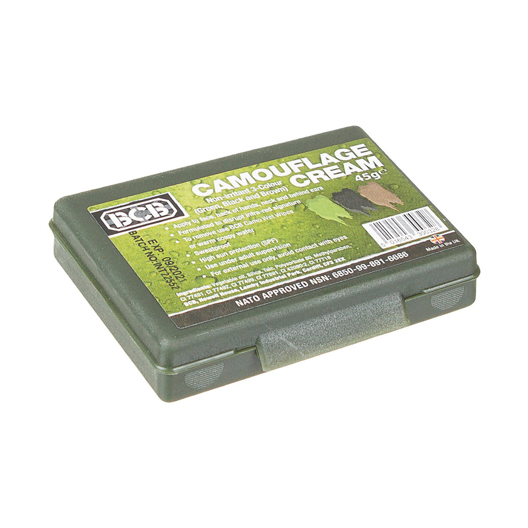 MFH GB Camouflage Face Paint 45g 3 Colours with Mirror  