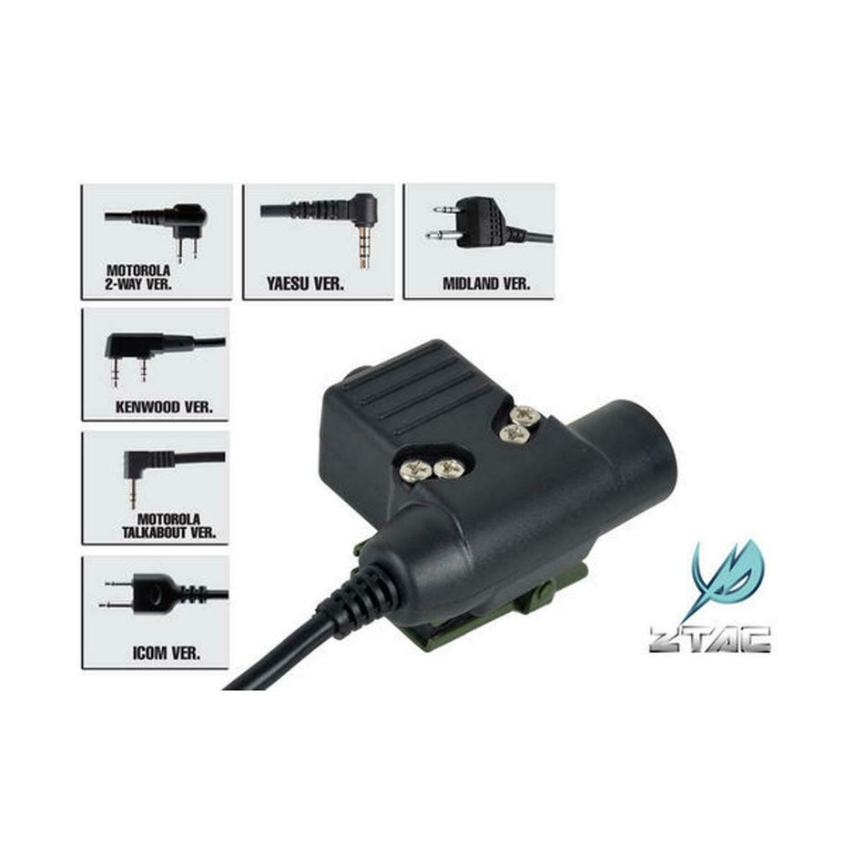 Z-Tactical 2 Way Radio PTT Unit U94