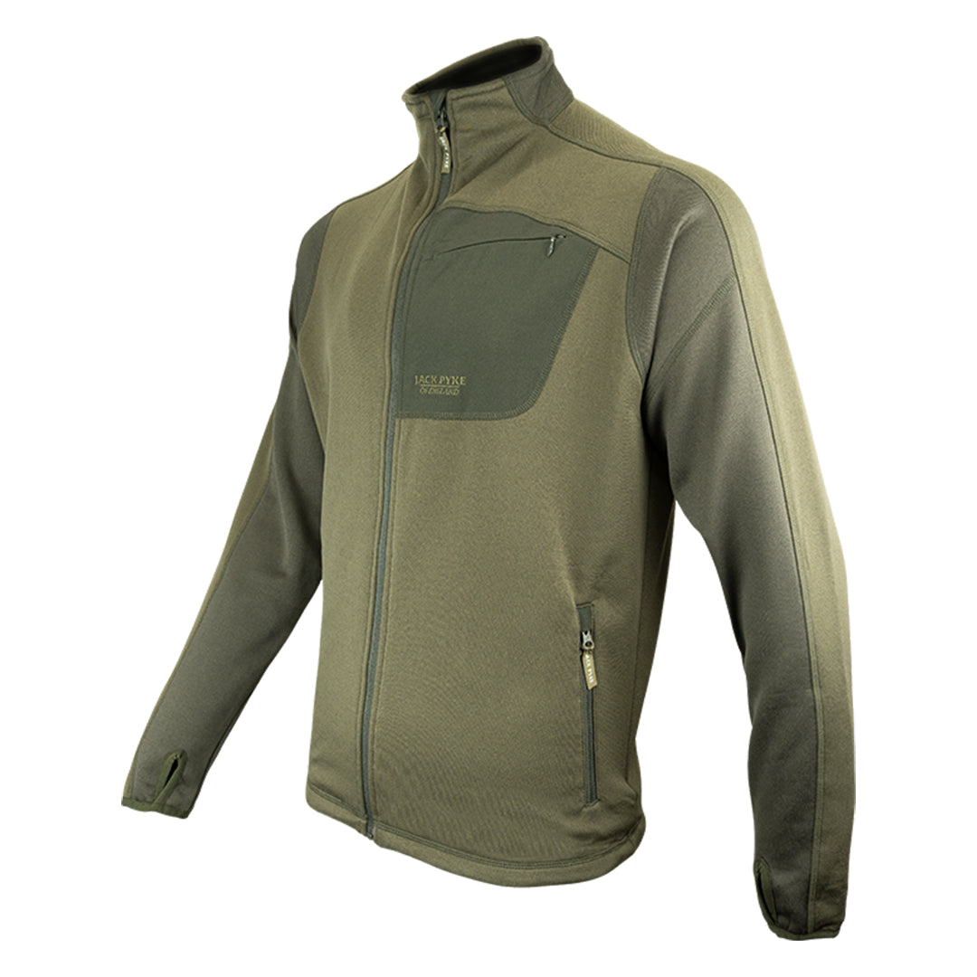 Jack Pyke Ashcombe Technical Fleece Jacket Green 