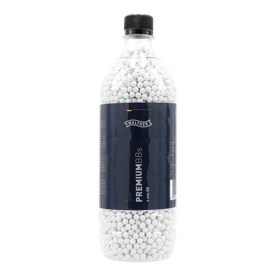 Walther Premium BBs 0.20g White 5000 Pellets Ammo 6mm White