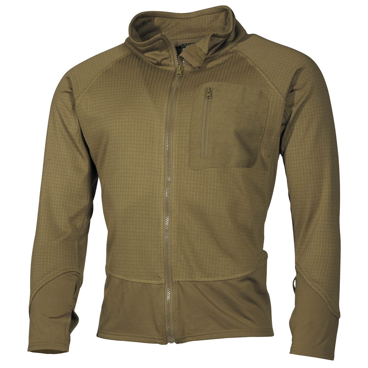 MFH US Tactical Soft Shell Thermal Jacket Coyote