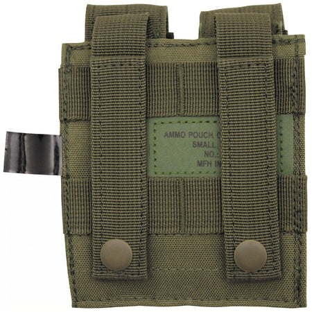 MFH Double Pistol Magazine Pouch Green