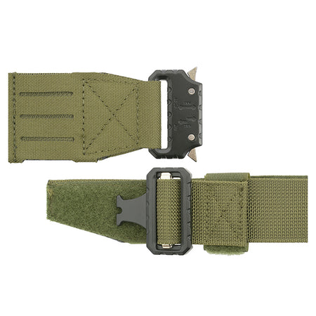 8 Fields Laser Cut Molle Tactical Duty Range Belt QR OD Green