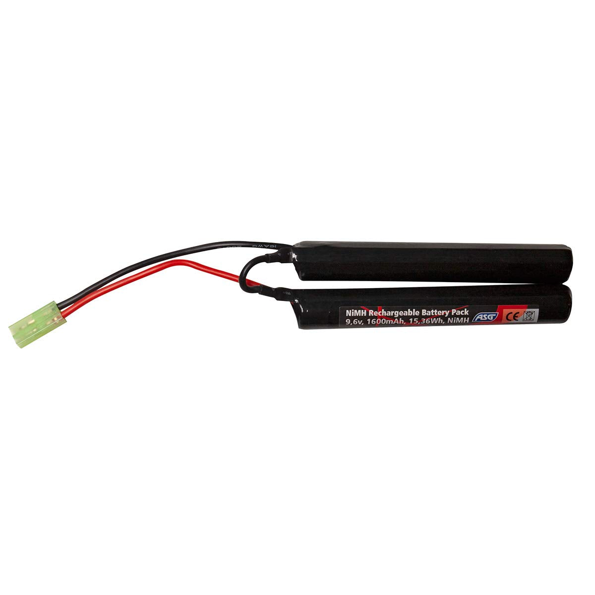 ASG Crane Stock Battery 9.6V 1600mAh NiMH Tamiya Connector