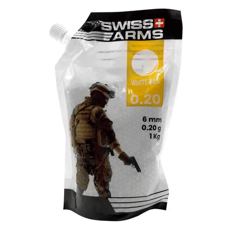 Swiss Arms 0.2g 1KG Bag Airsoft 6mm BB's