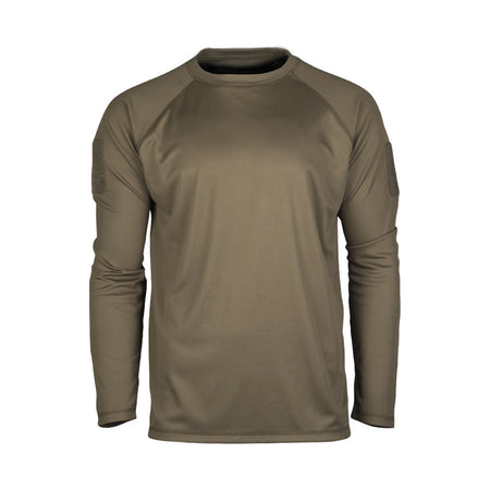 Mil-Tec Quick Dry Long Sleeve T-Shirt Olive Green