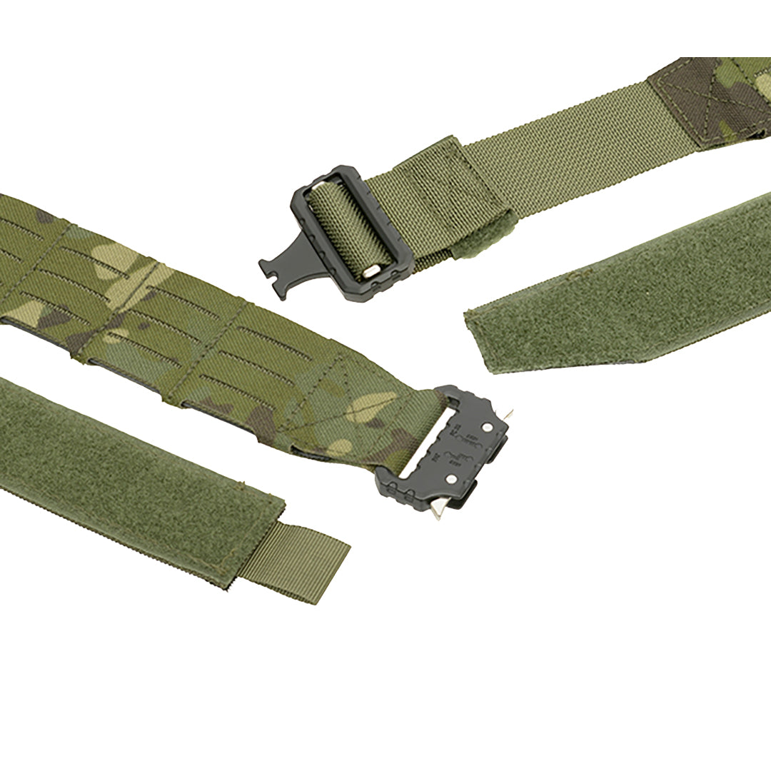 8 Fields Laser Cut Molle Tactical Duty Range Belt QR CP Tropic