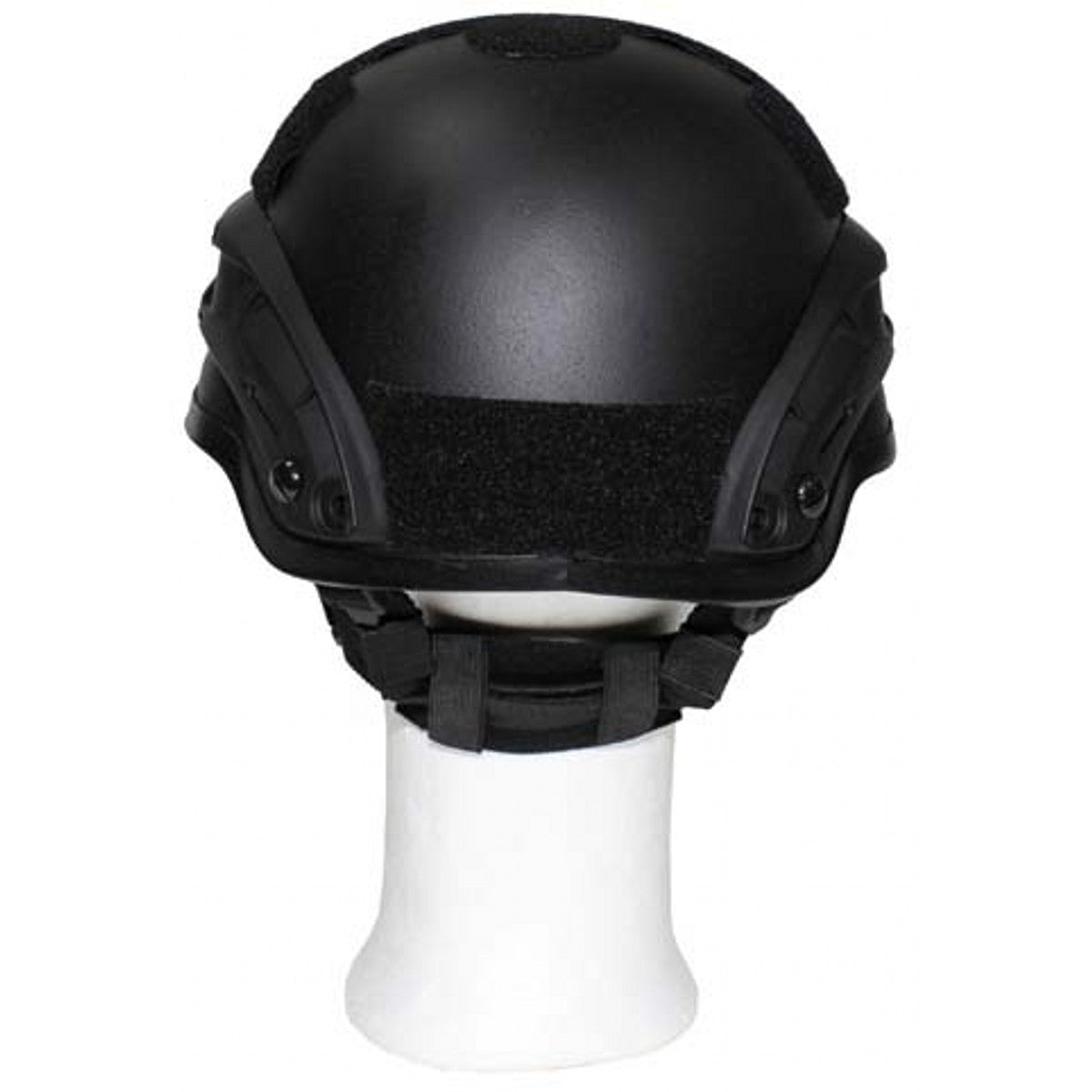 MFH MICH 2002 Style Airsoft Helmet Rails Lightweight ABS Black