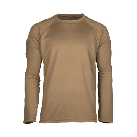 Mil-Tec Quick Dry Longsleeve T-Shirt Dark Coyote
