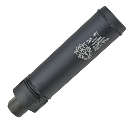 5KU Airsoft Barrel Extension Dummy Silencer Black QD 157mm