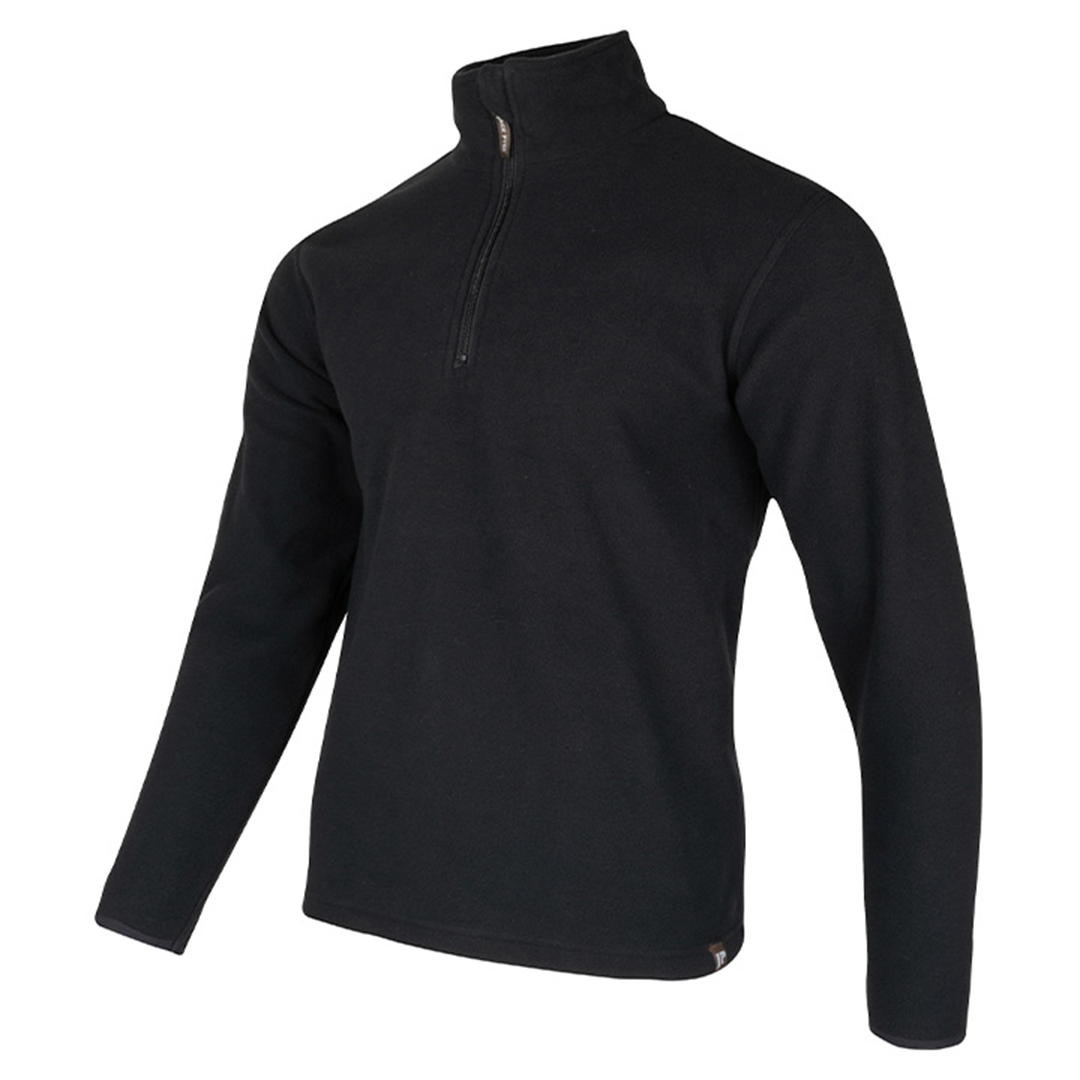 Jack Pyke Mens Country Fleece Top ¼ Zip Pullover Anthracite