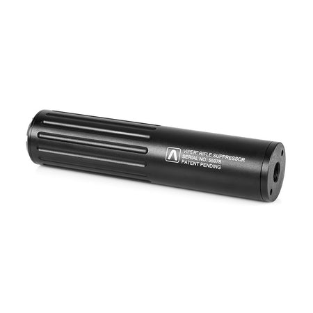 Airsoft Pro CNC Suppressor (Silencer) VIPER™ 180 x 40mm with Barrel Extension