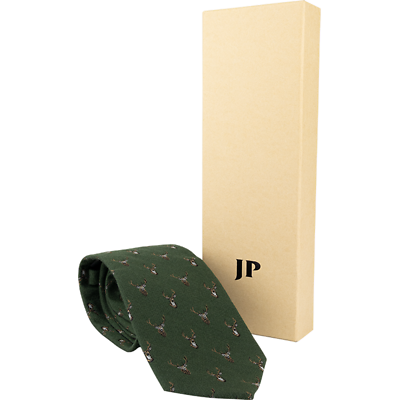 Jack Pyke Stag Country Wear Silk Tie 
