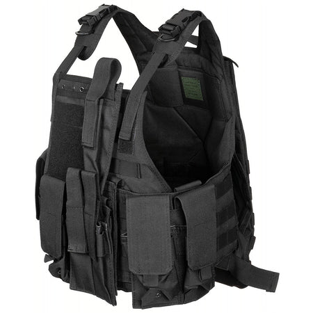 MFH Ranger Molle Assault Airsoft Vest Black